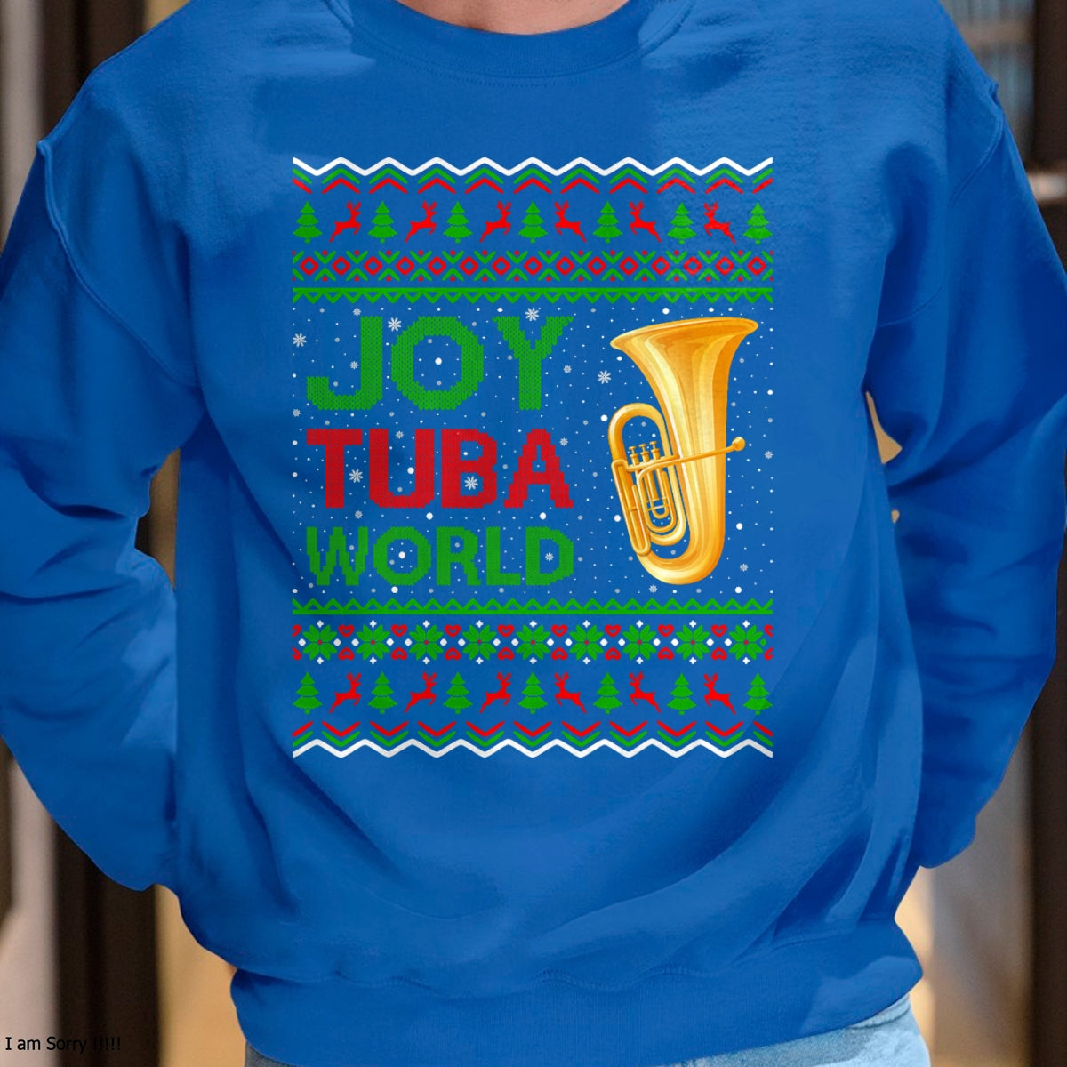 Joy Tuba World Music Lover Xmas Gift Ugly Tuba Christmas T-Shirt - Christmas Unisex T-Shirt/Hoodie/Sweatshirt - TRNN00