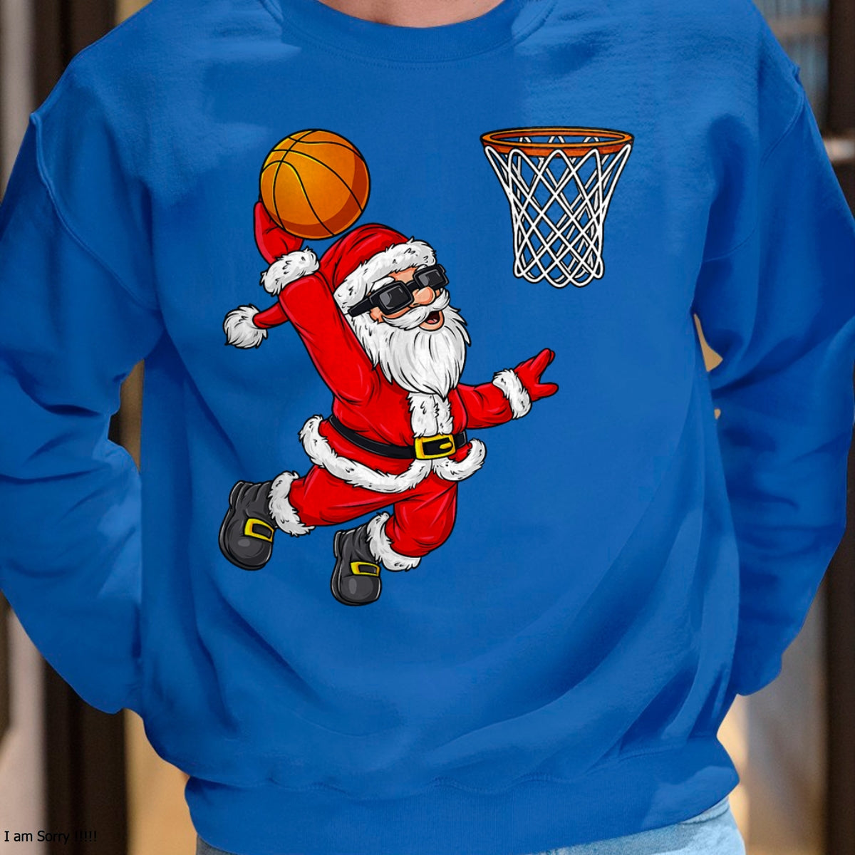 Christmas Shirts for Family, Funny christmas shirts, Christmas Unisex T-Shirt/Hoodie/Sweatshirt HLT00 - Christmas Santa Claus Dunking A Basketball Boys Kids Xmas T-Shirt