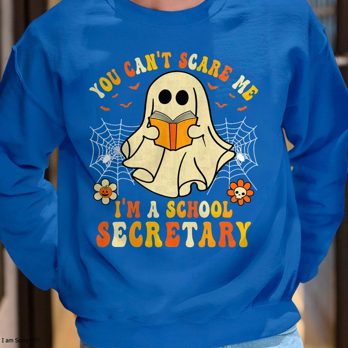 Hallowen Shirts for Family, Funny hallowen shirts, Hallowen Unisex T-Shirt/Hoodie/Sweatshirt HLT00 - You Can't Scare Me I'm A School Secretary Halloween Candy T-Shirt
