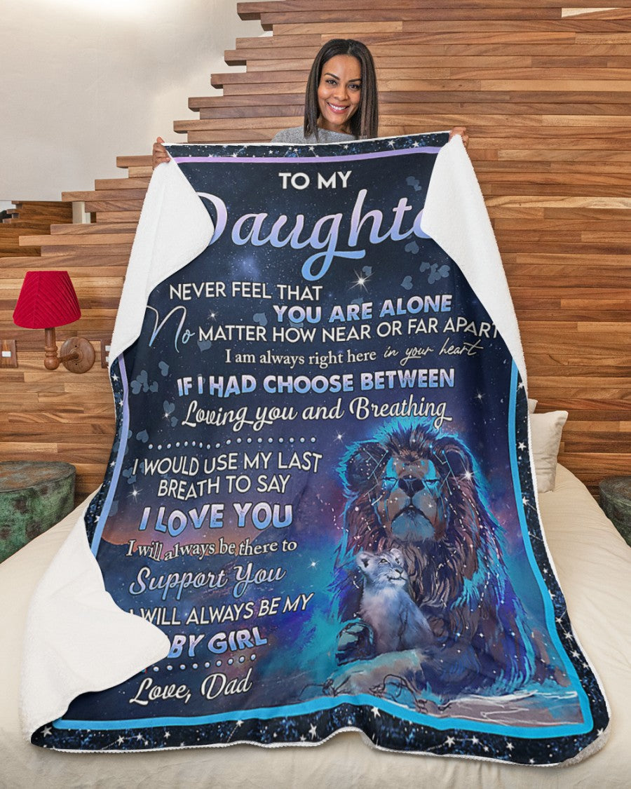 Special Gift For Your Daughter Blanket - From Dad (SKUB09-90)