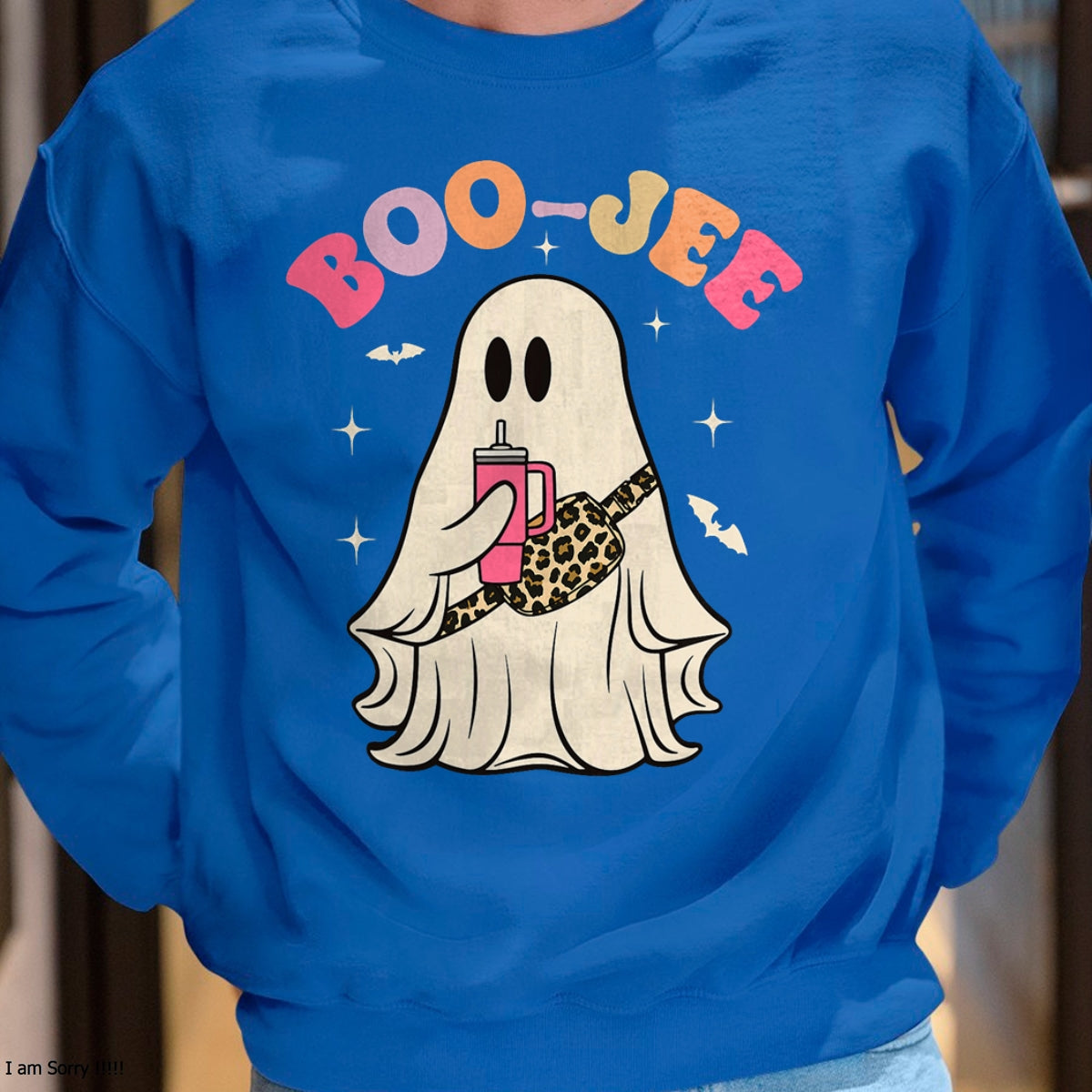 Hallowen Shirts for Family, Funny hallowen shirts, Hallowen Unisex T-Shirt/Hoodie/Sweatshirt HLT00 - Cute Boo Jee Ghost Halloween Leopard Ghost Womens T-Shirt