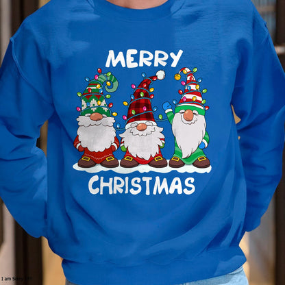 Merry Christmas Gnomes Xmas Family Men Women T-Shirt - Christmas Unisex T-Shirt/Hoodie/Sweatshirt - TRNN00