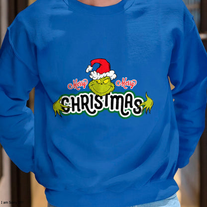 Christmas Shirts for Family, Funny christmas shirts, Christmas Unisex T-Shirt/Hoodie/Sweatshirt HLT00 - Dr. Seuss Grinch Hugs Christmas Short Sleeve T-shirt