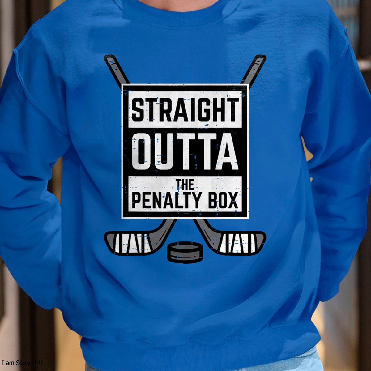 Christmas Shirts for Family, Funny christmas shirts, Christmas Unisex T-Shirt/Hoodie/Sweatshirt HLT00 - Ice Hockey Straight Outta Penalty Box Funny Men Boys Kids T-Shirt