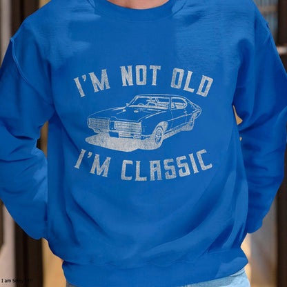 I'm Not Old I'm Classic Funny Car Graphic - Mens & Womens Short Sleeve T-Shirt - Christmas Unisex T-Shirt/Hoodie/Sweatshirt - TRNN00