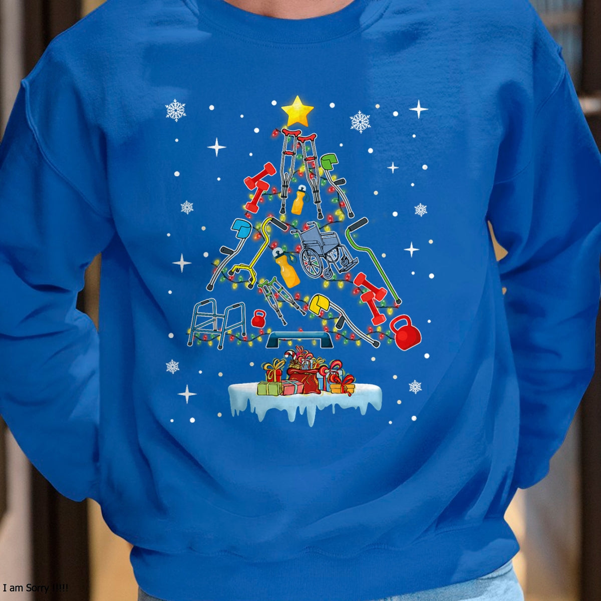 Christmas Shirts for Family, Funny christmas shirts, Christmas Unisex T-Shirt/Hoodie/Sweatshirt HLT00 - Physical Therapy Christmas PT Therapist Christmas Tree xmas T-Shirt