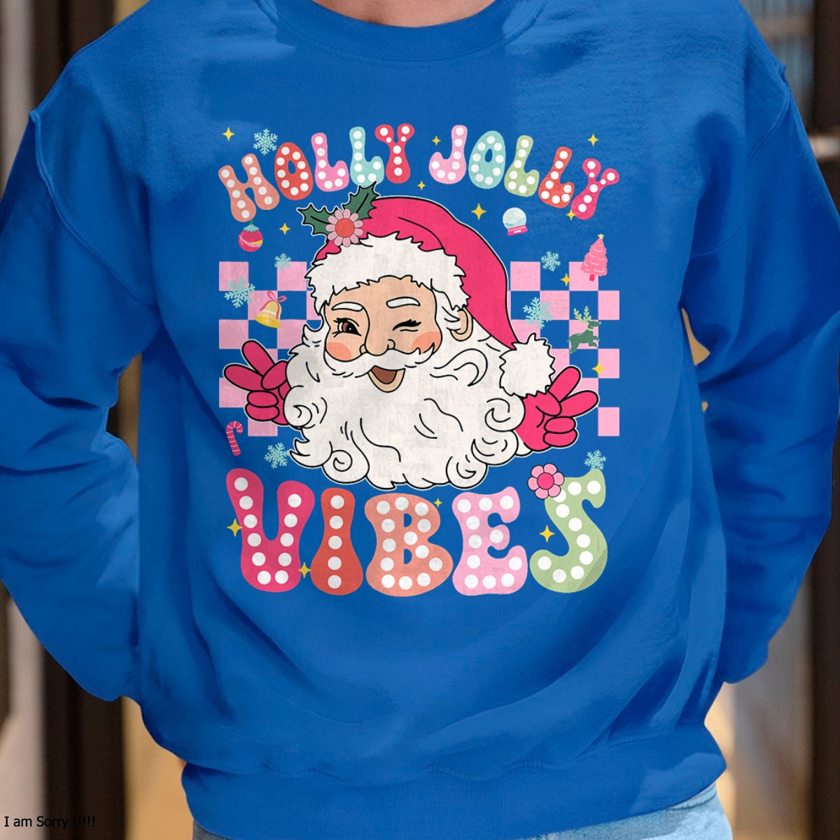 Groovy Cute Santa Claus Christmas Vibes Xmas Girls Womens T-Shirt - Christmas Unisex T-Shirt/Hoodie/Sweatshirt - TRNN00