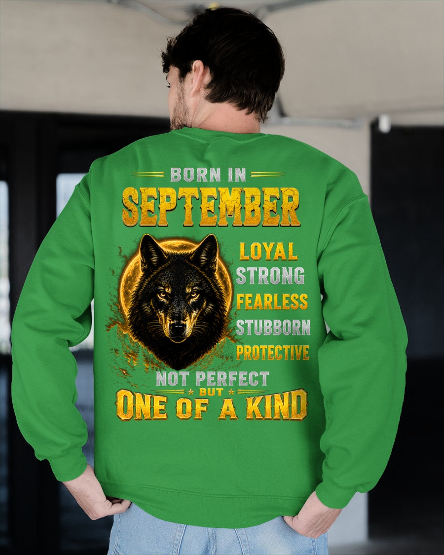 SEPTEMBER GUY - NOT PERFECT BUT ONE OF A KIND - T SHIRT FOR STRONGMAN - TRNN09 (SKU2607-266-09)