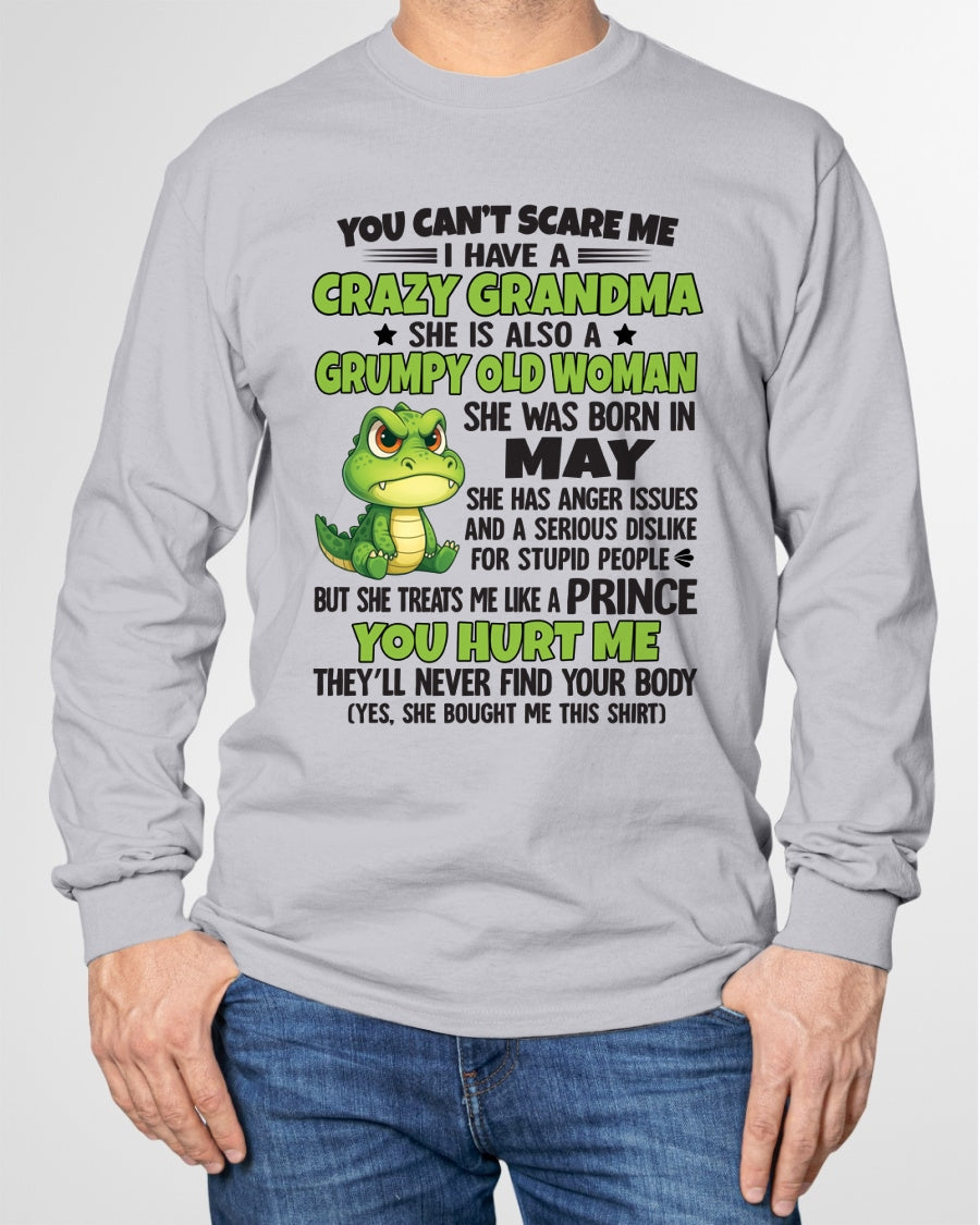 MAY - YOU CAN'T SCARE ME - FOR GRANDSON - GIFT FROM GRANDMA - TRNN05 (SKU09-85-05)