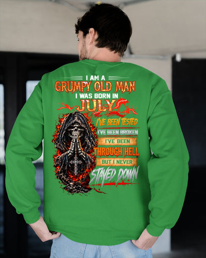 JULY - I Am a Grumpy Old Man - T Shirt For Strongman - TRNN07 (SKU2609-372-07)