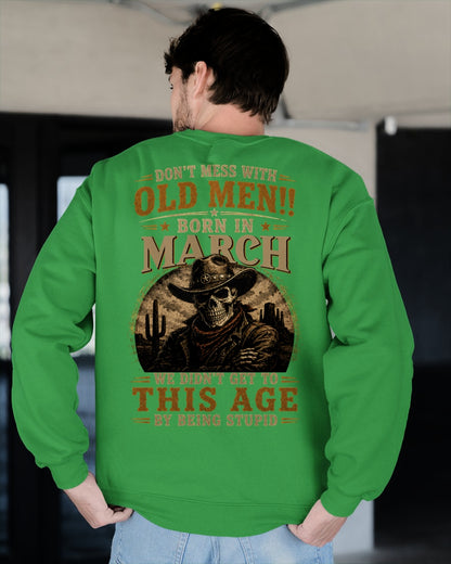 MARCH - DON'T MESS WITH OLD MEN - T SHIRT FOR STRONGMAN - TRNN03 (SKU2607-233-03)