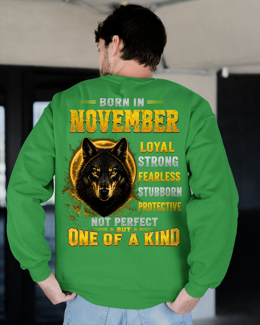 NOVEMBER GUY - NOT PERFECT BUT ONE OF A KIND - T SHIRT FOR STRONGMAN - TRNN11 (SKU2607-266-11)