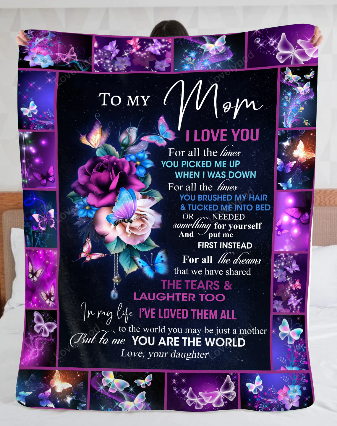 Special Mom Gift Blanket - From Daughter