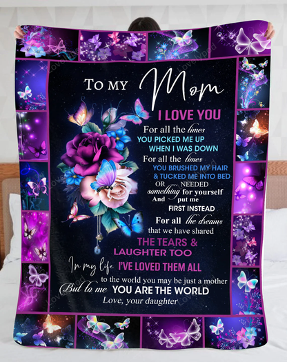 Special Mom Gift Blanket - From Daughter