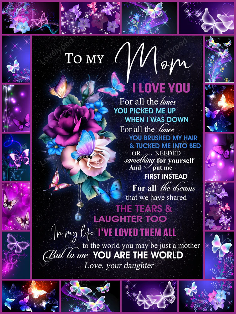Special Mom Gift Blanket - From Daughter