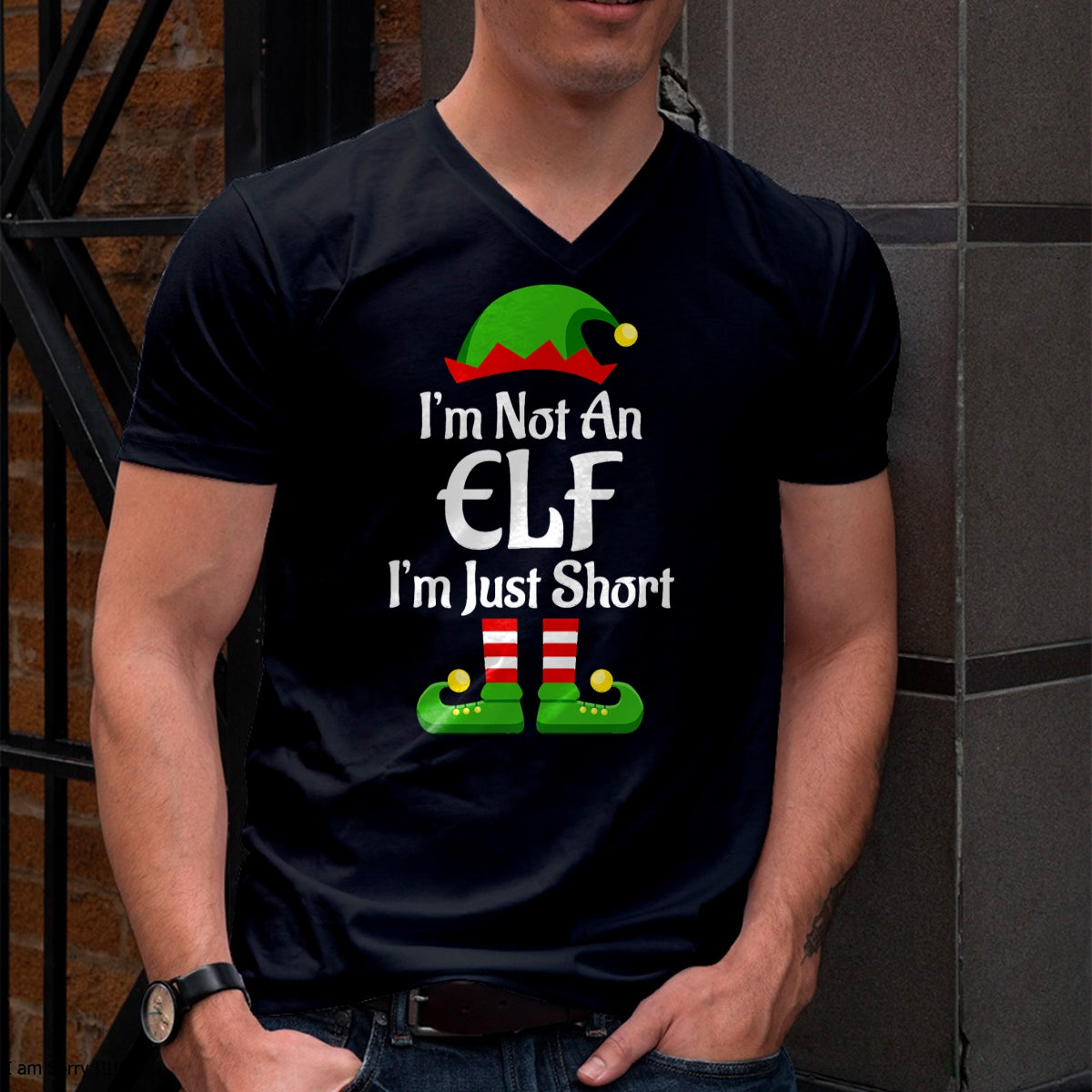Im Not An Elf Family Christmas Pjs Matching Men Women Kids T-Shirt - Christmas Unisex T-Shirt/Hoodie/Sweatshirt - TRNN00