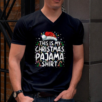 This Is My Christmas Pajama Shirt Funny Xmas PJs Men Women T-Shirt - Christmas Unisex T-Shirt/Hoodie/Sweatshirt - TRNN00