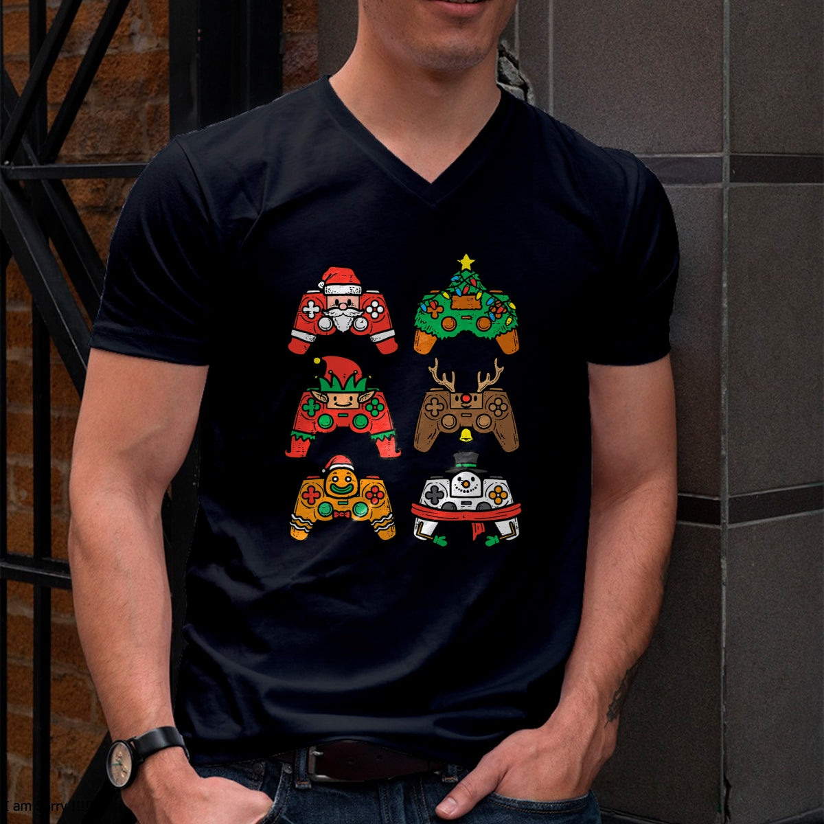 Christmas Gamer Controller Xmas Gaming T-Shirt - Christmas Unisex T-Shirt/Hoodie/Sweatshirt - TRNN00