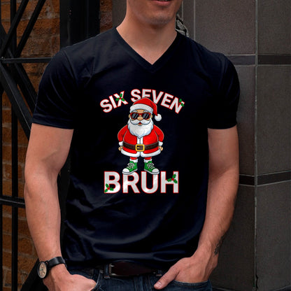 Funny 67 Six Seven Christmas Bruh Santa T-Shirt - Christmas Unisex T-Shirt/Hoodie/Sweatshirt - TRNN00 (SKU-T-CHRISTMAS-1911A)
