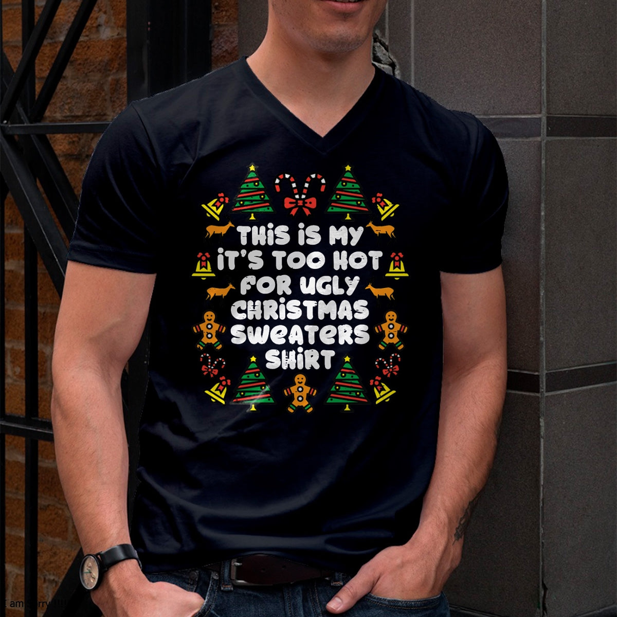 Christmas Shirts for Family, Funny christmas shirts, Christmas Unisex T-Shirt/Hoodie/Sweatshirt HLT00 - Too Hot Ugly Christmas Sweaters Funny Xmas Men Women Family T-Shirt
