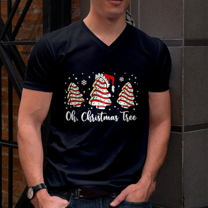 Groovy Oh Christmas Tree Cakes Debbie Becky Jen Cake Lovers T-Shirt - Christmas Unisex T-Shirt/Hoodie/Sweatshirt - TRNN00