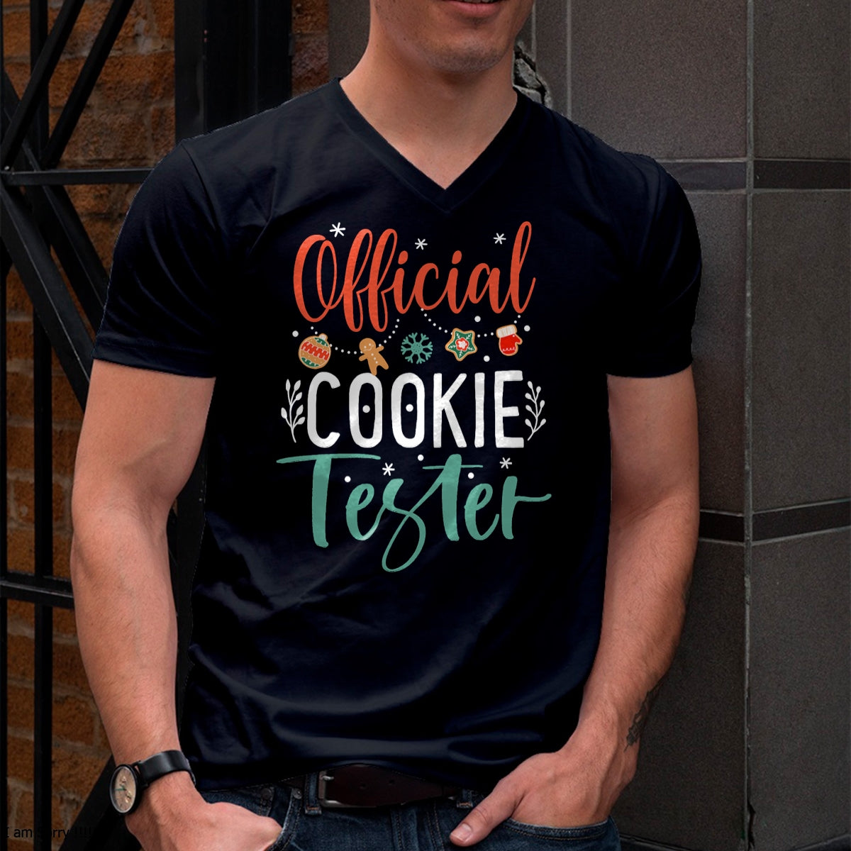 Official Cookie Tester Funny Christmas Couples Matching T-Shirt - Christmas Unisex T-Shirt/Hoodie/Sweatshirt - TRNN00