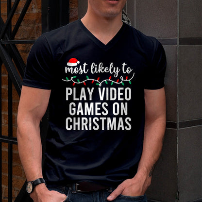 Most Likely To Christmas Matching Family Pajamas Funny T-Shirt - Christmas Unisex T-Shirt/Hoodie/Sweatshirt - TRNN00