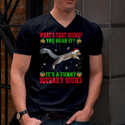 Christmas Shirts for Family, Funny christmas shirts, Christmas Unisex T-Shirt/Hoodie/Sweatshirt HLT00 - It's A Funny Squeaky Sound Shirt Christmas Squirrel Ugly T-Shirt