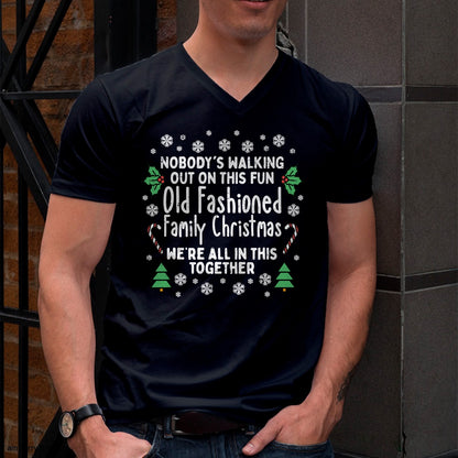 Christmas Shirts for Family, Funny christmas shirts, Christmas Unisex T-Shirt/Hoodie/Sweatshirt HLT00 - Old Fashioned Family Christmas Ugly Xmas Men Women Kids T-Shirt