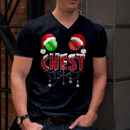 Christmas Shirts for Family, Funny christmas shirts, Christmas Unisex T-Shirt/Hoodie/Sweatshirt HLT00 - Chest Nuts Christmas Shirt Funny Matching Couple Chestnuts T-Shirt