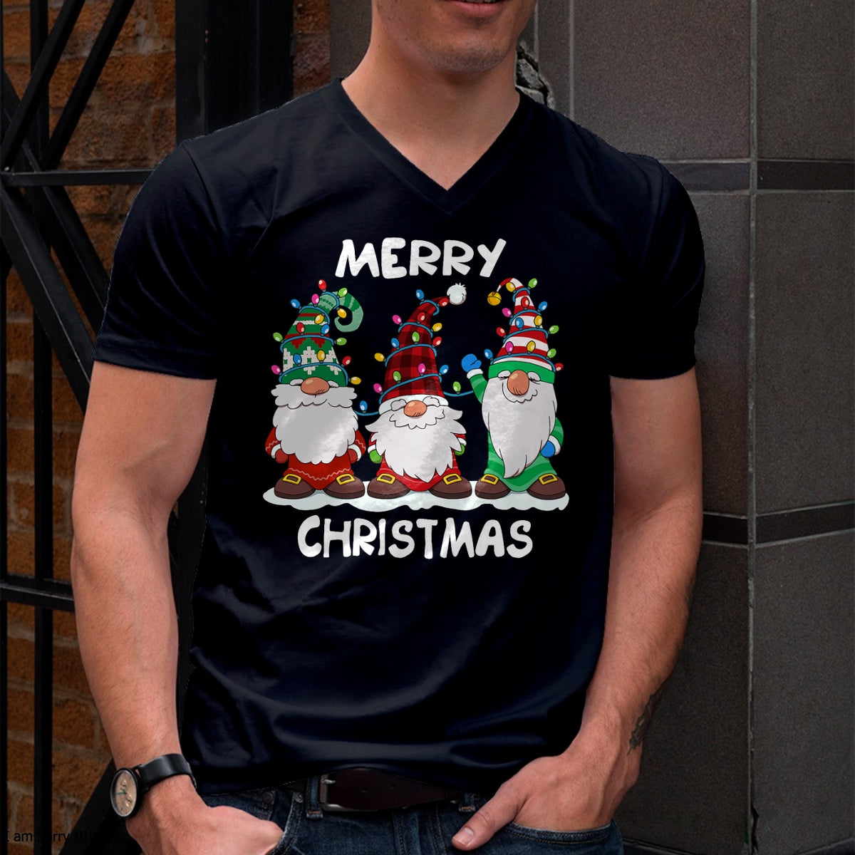Christmas Shirts for Family, Funny christmas shirts, Christmas Unisex T-Shirt/Hoodie/Sweatshirt HLT00 - Merry Christmas Gnomes Xmas Family Men Women T-Shirt