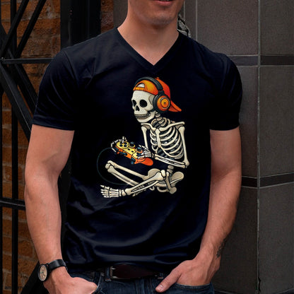 Hallowen Shirts for Family, Funny hallowen shirts, Hallowen Unisex T-Shirt/Hoodie/Sweatshirt HLT00 - Halloween Skeleton Gamer Video Gaming Boys Men Kids Tees T-Shirt