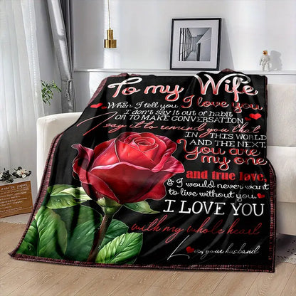 Special Gift For Your Wife Blanket - From Husband