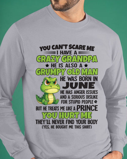 JUNE - YOU CAN’T SCARE ME - GIFT FOR GRANDSON AND GRANDDAUGHTER FROM GRANDPA - TRNN06 (SKU09-121-06)