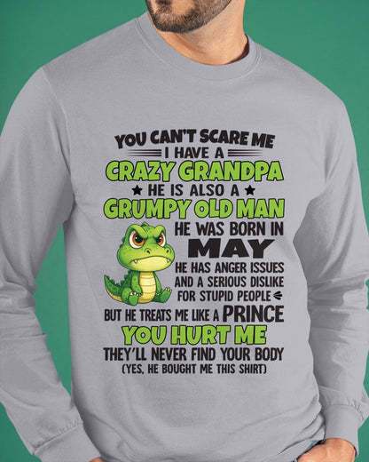 MAY - YOU CAN’T SCARE ME - GIFT FOR GRANDSON AND GRANDDAUGHTER FROM GRANDPA - TRNN05 (SKU09-121-05)