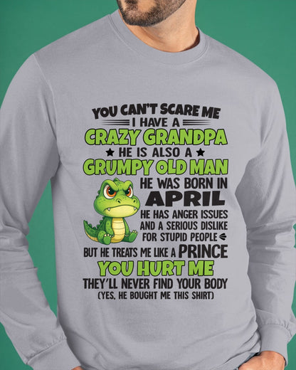 APRIL - YOU CAN’T SCARE ME - GIFT FOR GRANDSON AND GRANDDAUGHTER FROM GRANDPA - TRNN04 (SKU09-121-04)