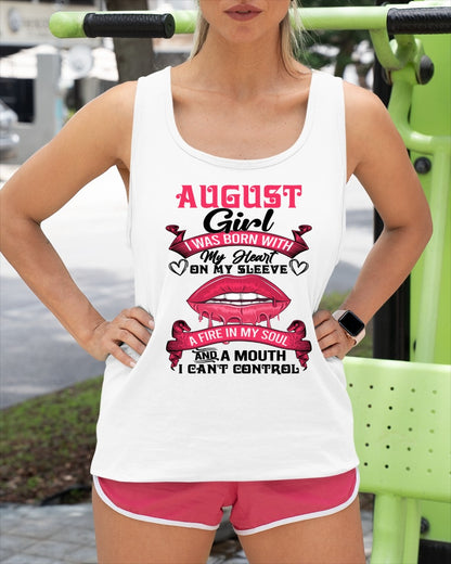 AUGUST QUEEN – Strong, Passionate & Unapologetically Bold - Birthday T Shirt For Woman - TRNN08 (SKU2603-255-08)