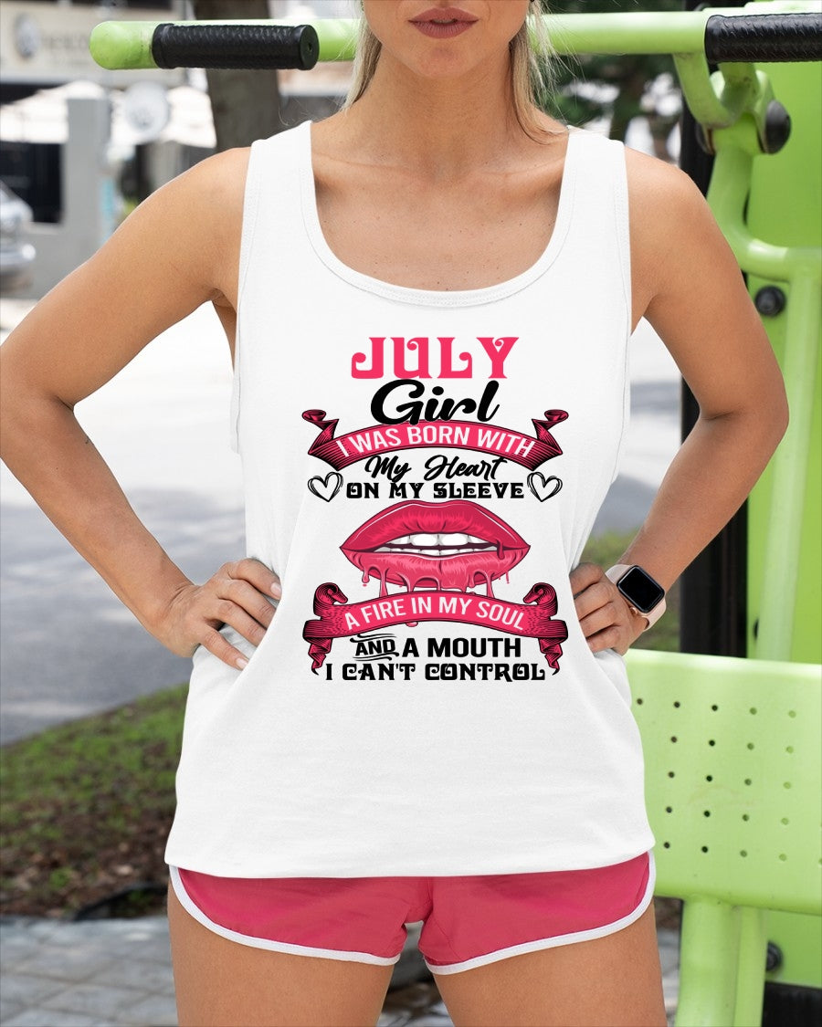 JULY QUEEN – Strong, Passionate & Unapologetically Bold - Birthday T Shirt For Woman - TRNN07 (SKU2603-255-07)