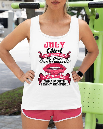 JULY QUEEN – Strong, Passionate & Unapologetically Bold - Birthday T Shirt For Woman - TRNN07 (SKU2603-255-07)