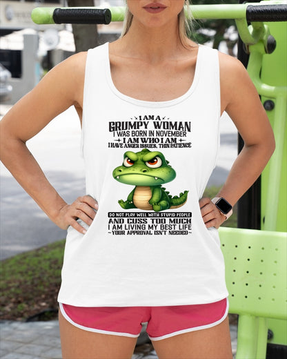 NOVEMBER - I AM WHO I AM - Birthday T Shirt For Woman - TRNN11 (SKU2602-183-11)