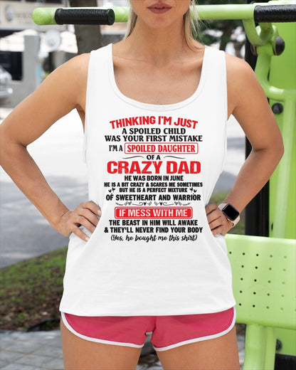 June - T SHIRT For Your Daughter From Dad - TRNN06 (SKU12-04-06)