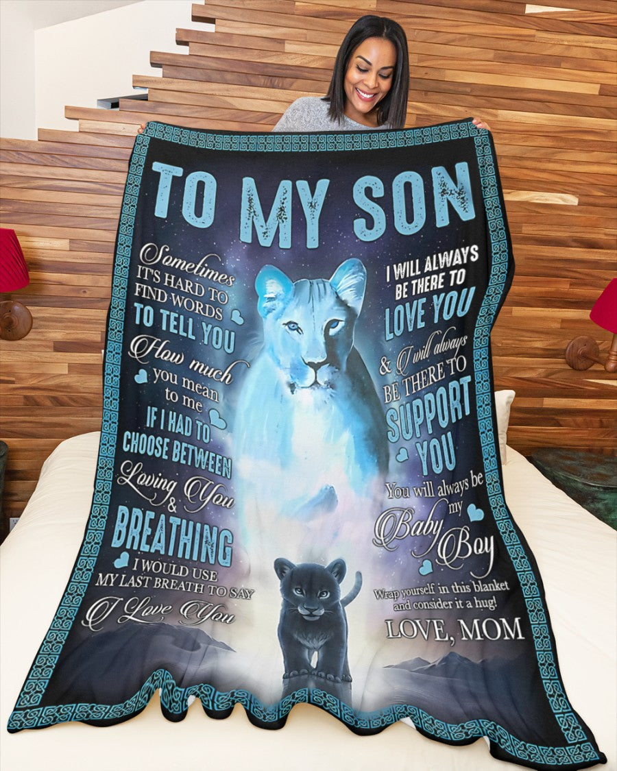 Special Gift For Your Son Blanket - From Mom (SKUB06-84)