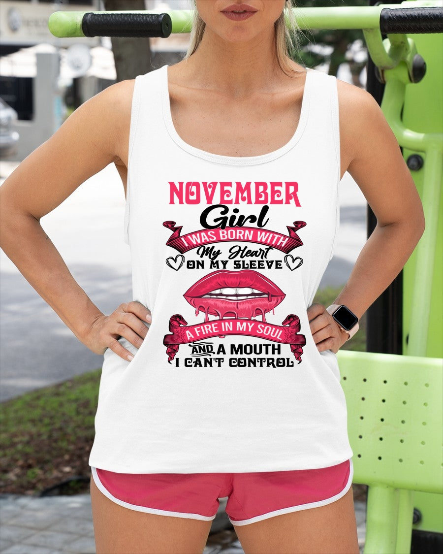 NOVEMBER QUEEN – Strong, Passionate & Unapologetically Bold - Birthday T Shirt For Woman - TRNN11 (SKU2603-255-11)