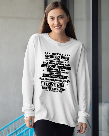 JUNE - YES I'M A SPOILED WIFE OF A SMOKIN' HOT AND AWESOME HUSBAND - FROM HUSBAND - TRNN06 (SKU26T-01197-06)