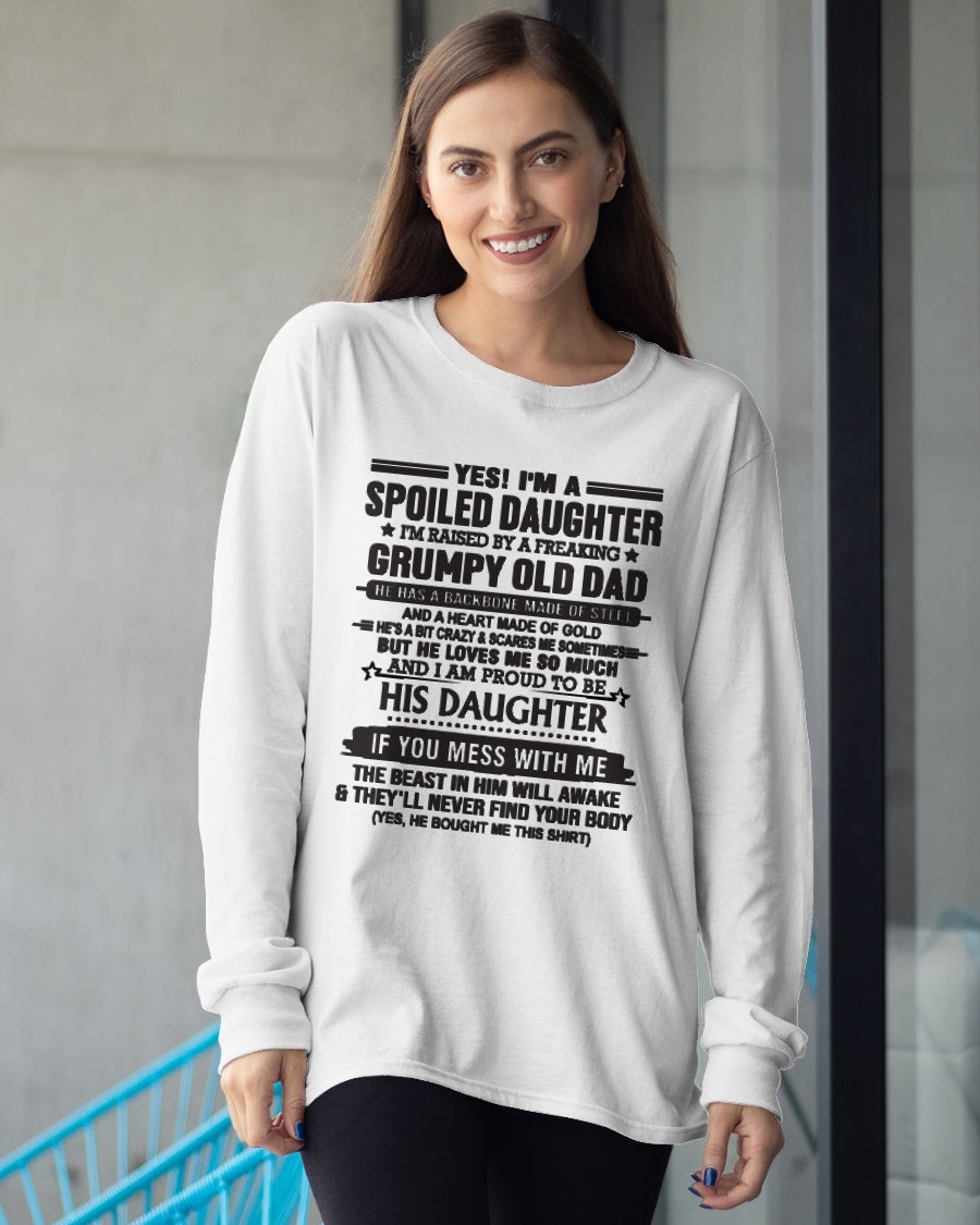 Spoiled Daughter of Grumpy Old Dad - Special Gift For Your Daughter From Dad - TRNN00 (SKU12-26-00)