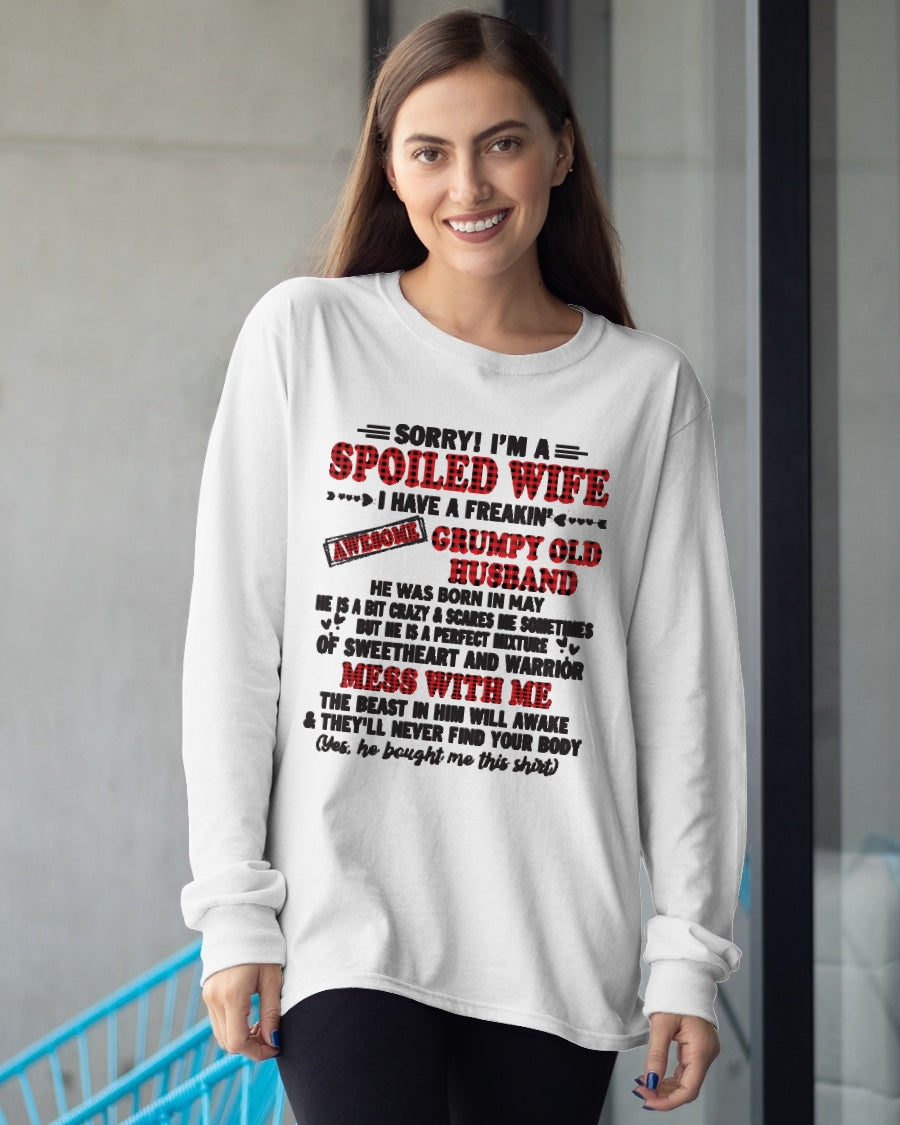 May - Spoiled Wife of Grumpy Old Husband - Special Gift For Your Wife From Husband - TRNN05 (SKU12-111-05)