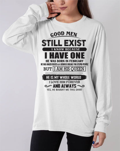 February - Good Men Still Exist - Perfect Gift For Girlfriend, Wife From Husband - TRNN02(SKU07-166-02)