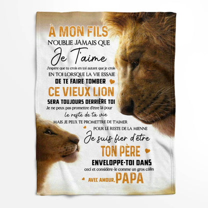 Cadeau Spécial Pour Ton Fils Couverture - De Papa