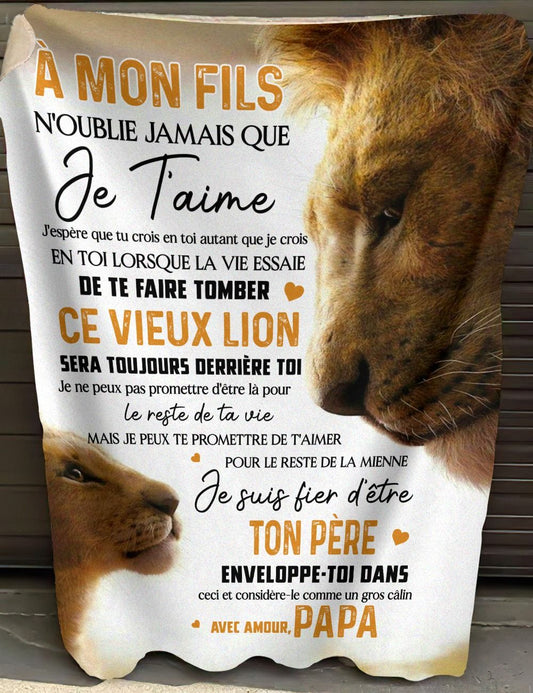 Cadeau Spécial Pour Ton Fils Couverture - De Papa