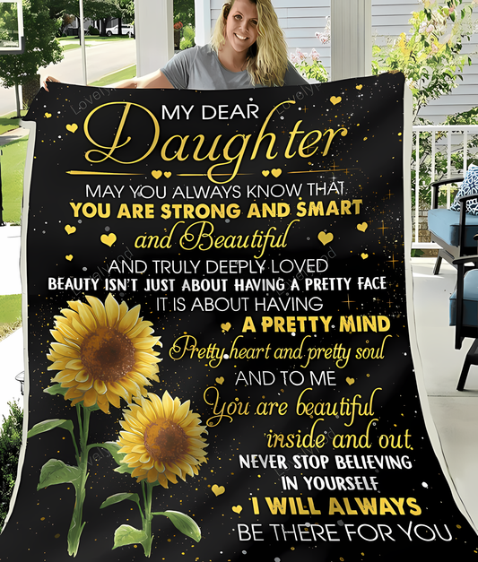 Special Daughter Gift Blanket - From Mom